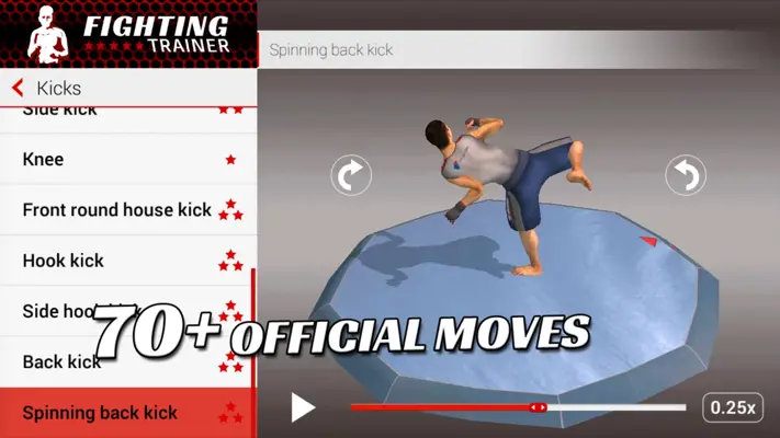 Fighting Trainer android App screenshot 5